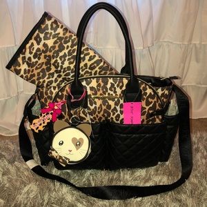cheetah diaper bag